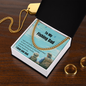 Fishing Dad Message Card Necklace Fishing Father Gift