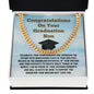 Congratulations On Your Graduation Son Necklace Graduate Gift