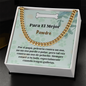Mejor Pawdre Collar Regalo Spanish Dog Dad Card Necklace Chain