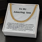 Son Chain Necklace Card Gift