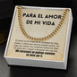 Amor De Mi Vida Esposo Novio Collar Regalo