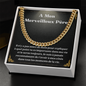 Père Collier Cadeau French Father Chain Necklace Message Card