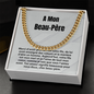 Beau-Père Collier Cadeau French Father-In-Law Chain Necklace Card