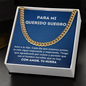 Querido Suegro Collar Regalo Spanish Father-In-Law Card Necklace Chain