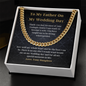 To My Father On My Wedding Day Necklace Bridal Present