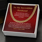 Husband Chain Necklace Card Gift