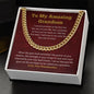 Grandson Chain Necklace Card Gift