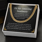Amazing Soulmate Husband Boyfriend Necklace Card Gift