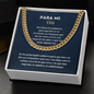 Querido Tío Collar Regalo Spanish Latino Uncle Necklace Chain Gift