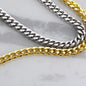 Soccer Dad Cuban Chain Necklace Father Soccer Lover Gift
