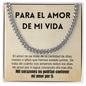 Amor De Mi Vida Esposo Novio Collar Regalo