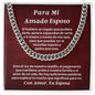 Amado Esposo Collar Regalo Con Corazon