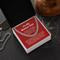 Bonus Son Message Card Necklace Chain Present