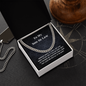 Chain Necklace Present for Son in Law Message Card