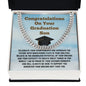 Congratulations On Your Graduation Son Necklace Graduate Gift