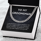 Groomsman Wedding Chain Necklace Keepsake Gift