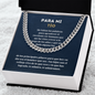 Querido Tío Collar Regalo Spanish Latino Uncle Necklace Chain Gift