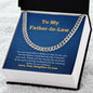 Father-In-Law Chain Necklace Card Gift