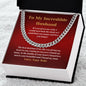 Husband Chain Necklace Card Gift