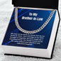 Brother-In-Law Chain Necklace Card Gift