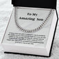 Son Chain Necklace Card Gift