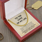 Love Of My Life Boyfriend Husband Message Card Necklace Chain Gift