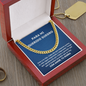 Querido Suegro Collar Regalo Spanish Father-In-Law Card Necklace Chain