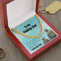 Fishing Dad Message Card Necklace Fishing Father Gift