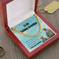 Fishing Grandpa Message Card Necklace Fishing Grandfather Gift