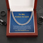 Father-In-Law Chain Necklace Card Gift