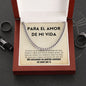 Amor De Mi Vida Esposo Novio Collar Regalo
