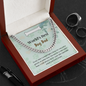 Dog Dad Cuban Link Chain Present Message Card