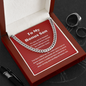 Bonus Son Message Card Necklace Chain Present
