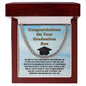 Congratulations On Your Graduation Son Necklace Graduate Gift