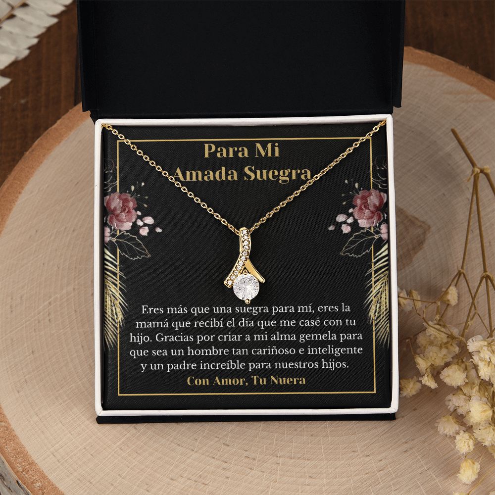 Suegra Collar Con Tarjeta De Nuera Spanish Mother-In-Gift For Daughter-In-Law