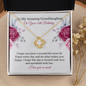 Granddaughter Sixteenth Birthday Message Card Necklace Gift