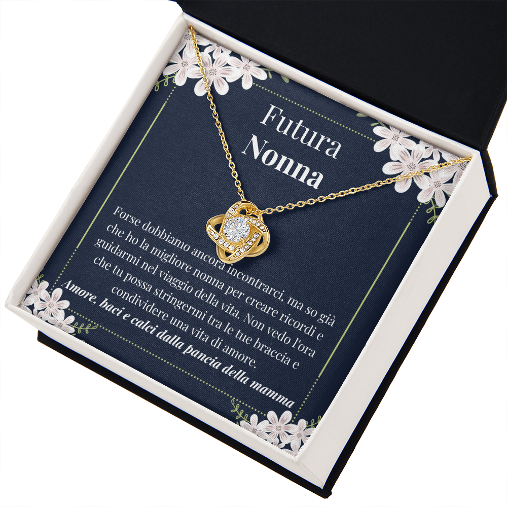 Futura Nonna Collana Regalo Italian Grandmother-To-Be Necklace Gift