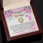 Oma In Spe Ketting Geschenk Dutch Grandmother-To-Be Necklace Card