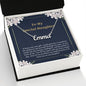 Personalized Daughter Name Necklace Card Custom Gift