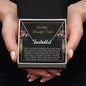 Personalized Sister Name Necklace Card Custom Gift