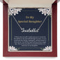 Personalized Daughter Name Necklace Card Custom Gift