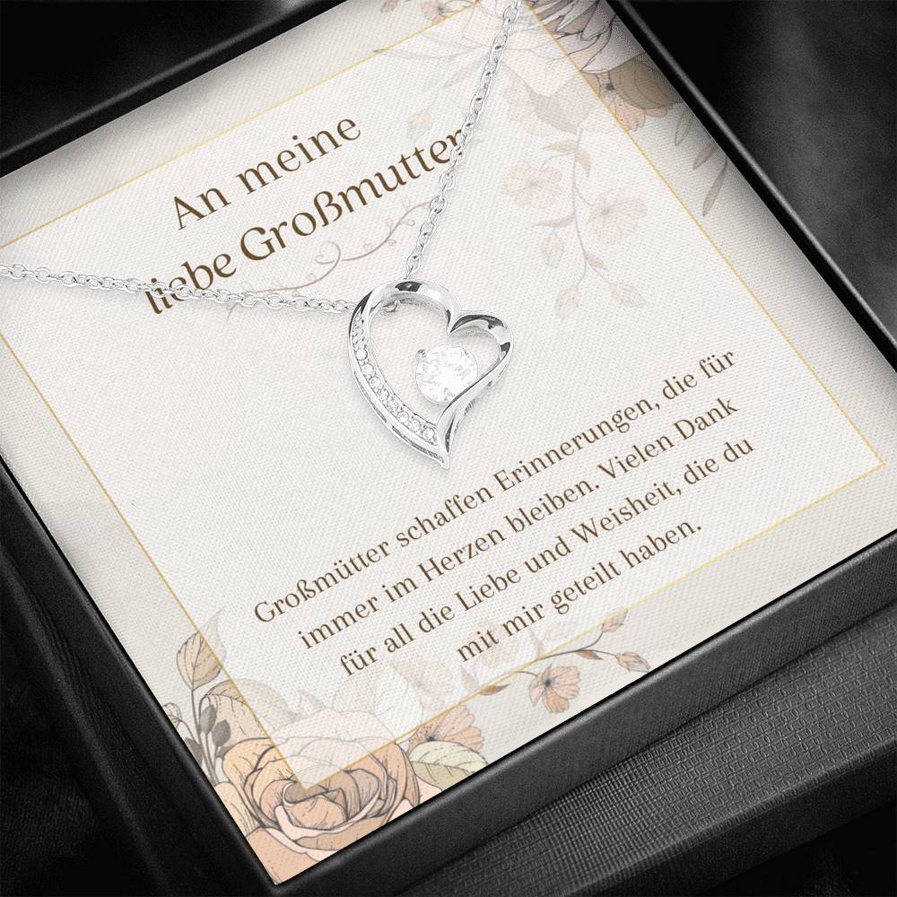 personal Großmutter jewellery, German Grandma necklace