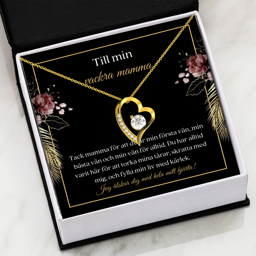 Vackra Mamma Halsband Swedish Mother Necklace Card