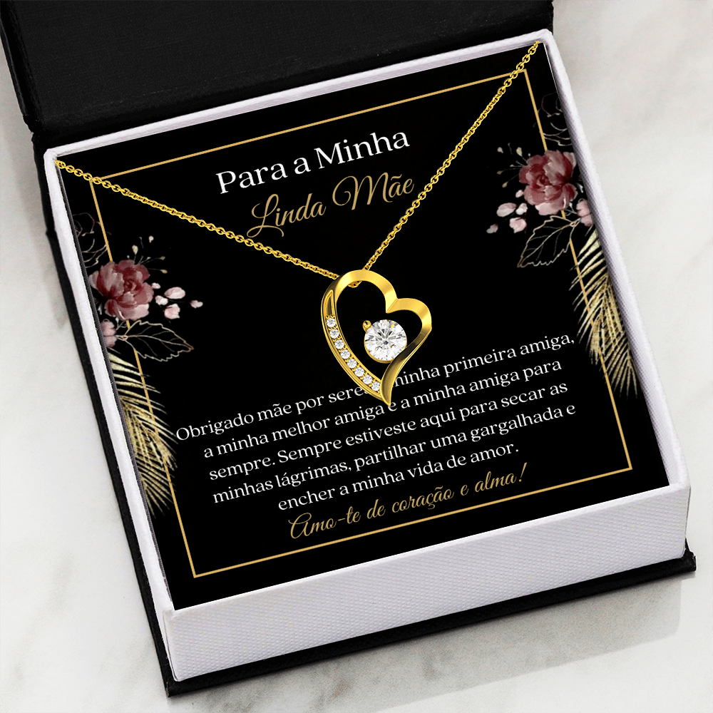 Linda Mãe Colar Portuguese Mother Necklace Card