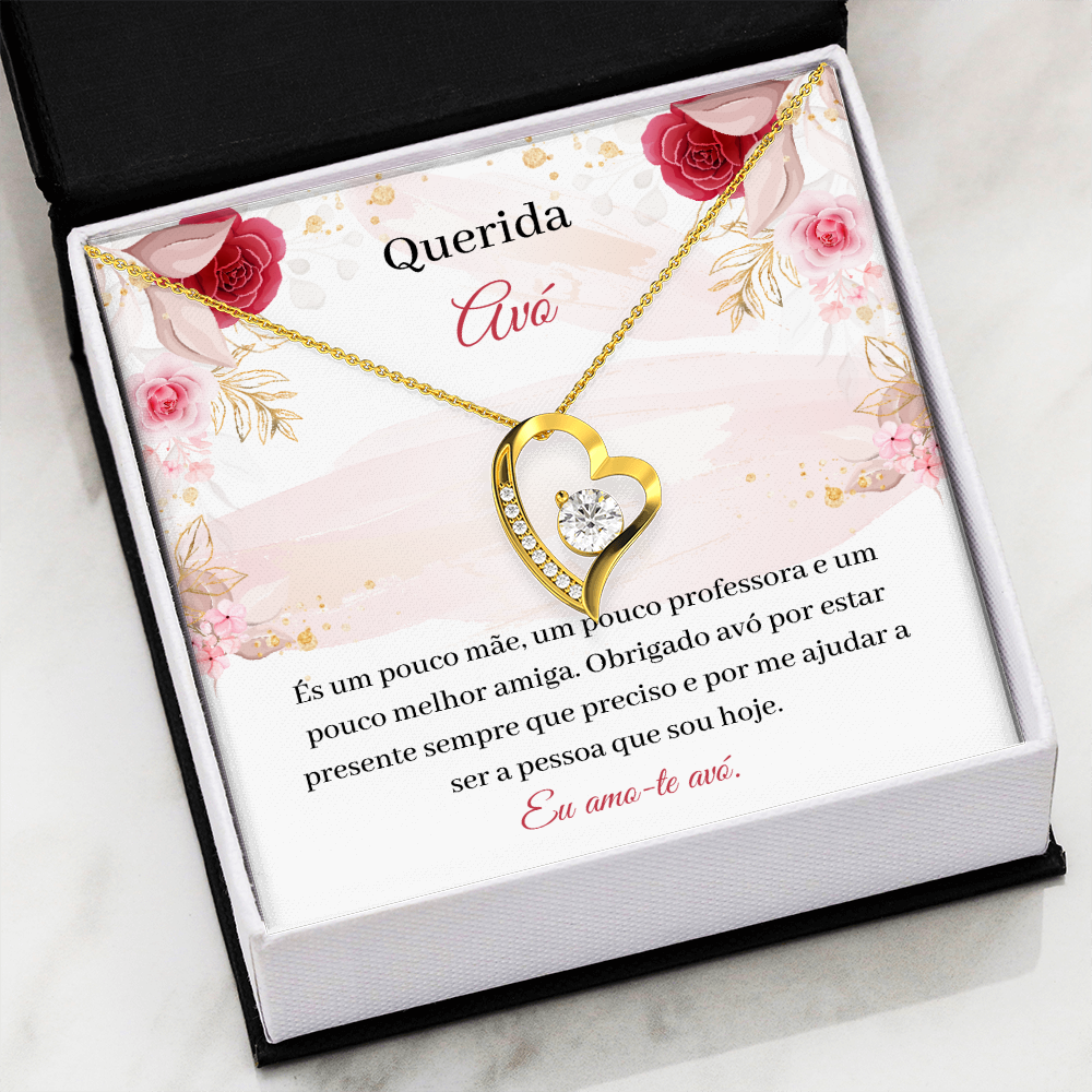 Querida Avó Colar Portuguese Grandmother Necklace Gift