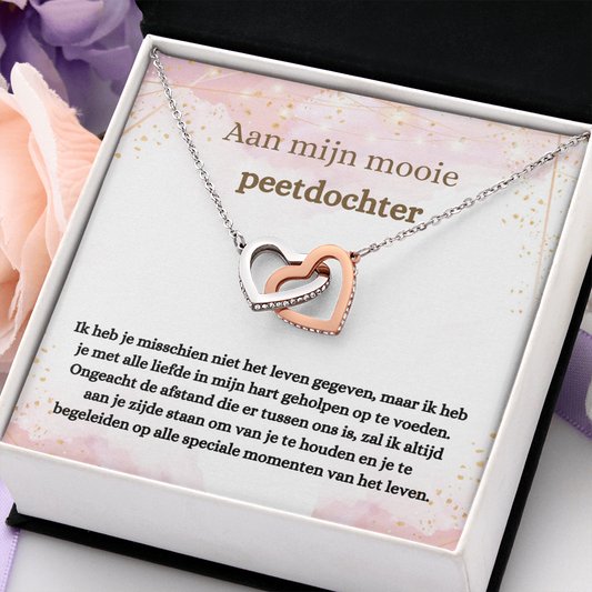 Peetdochter Ketting Geschenk Dutch Goddaughter Necklace Card