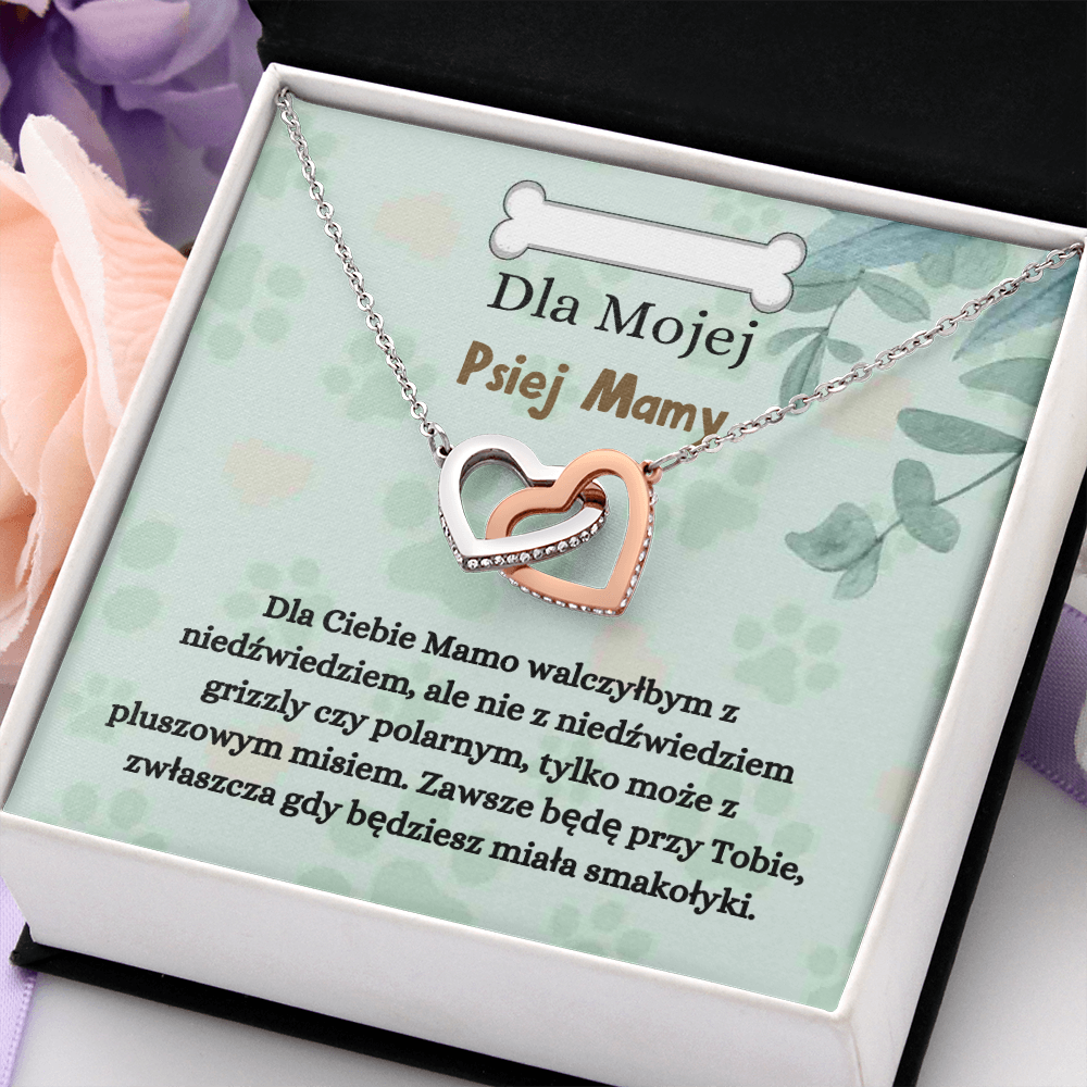 Psiej Mamy Naszyjnik Prezent Polish Dog Mom Necklace