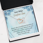 Dutch Sister Message Card Necklace