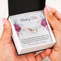Spanish family necklace card
