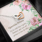 querida prima gift, Latina cousin card, pretty flower necklace